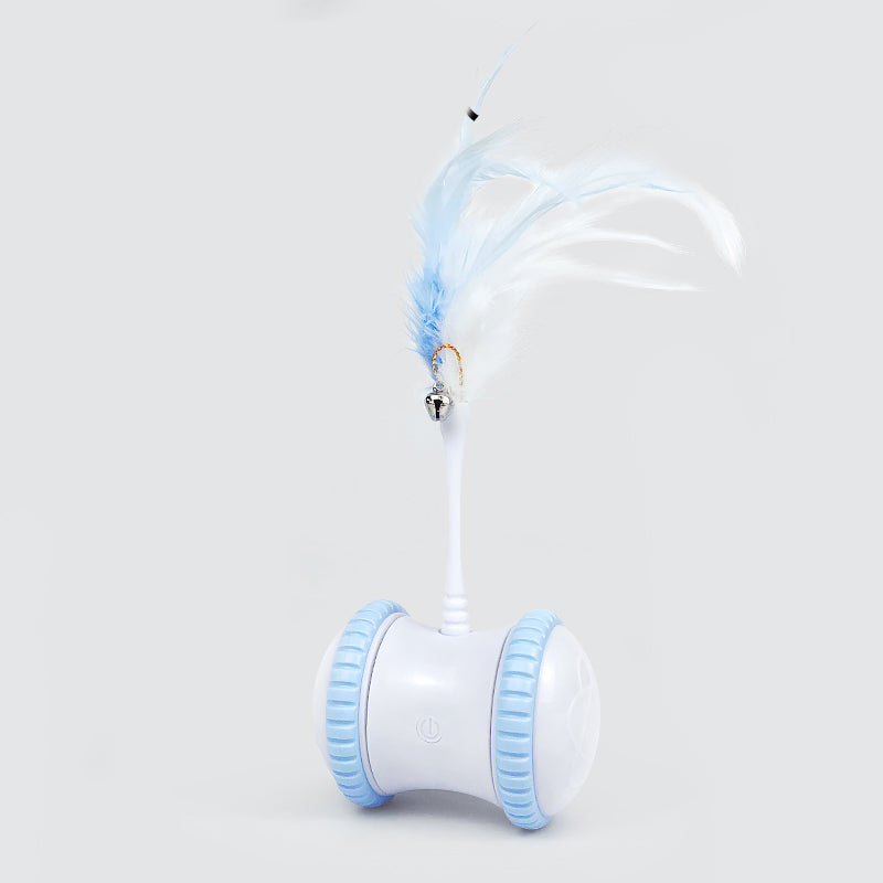 “Self-Activating Motion Ball for Solo Cat Stimulation”