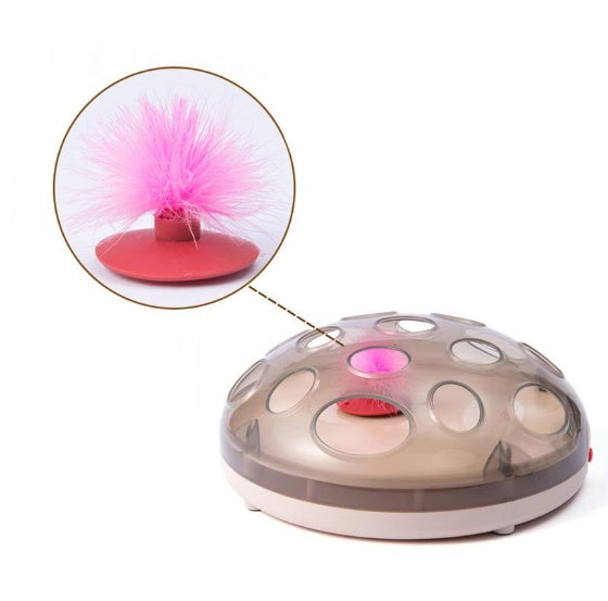 “360° Rotating Hunting Simulation Carousel for Continuous Engagement”