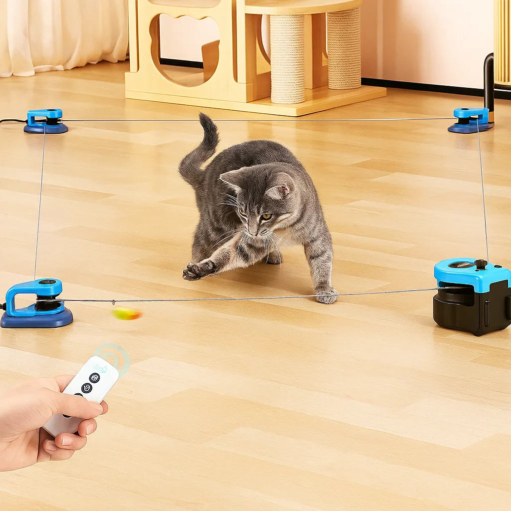 “Manual Chase Wand for Structured Hunting Play Sessions”