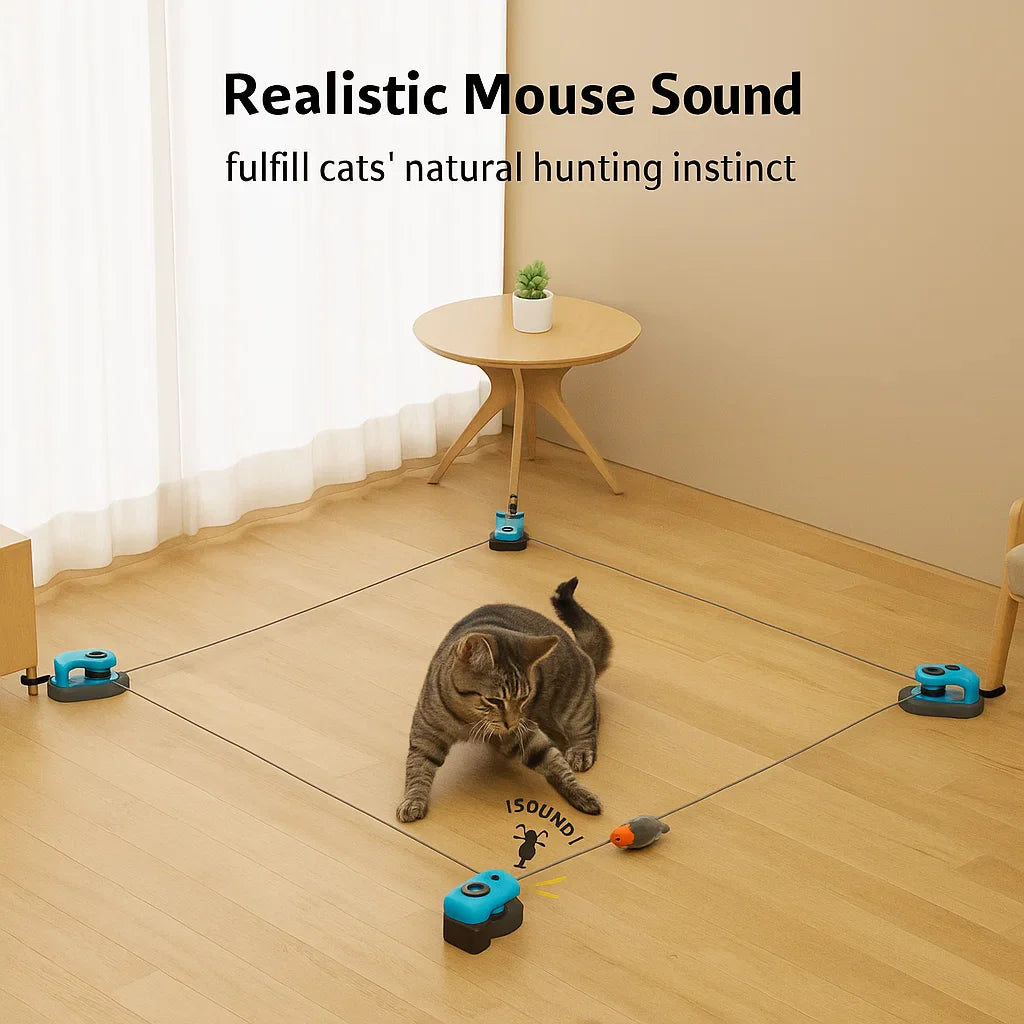 “Manual Chase Wand for Structured Hunting Play Sessions”